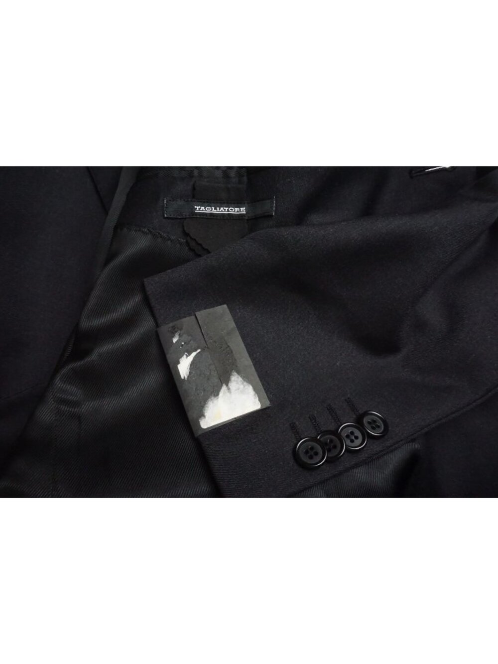 Tagliatore Napoli Dark Gray S120s Wool 2 Pc Suit Jacket Pants Sz 44R Brand New